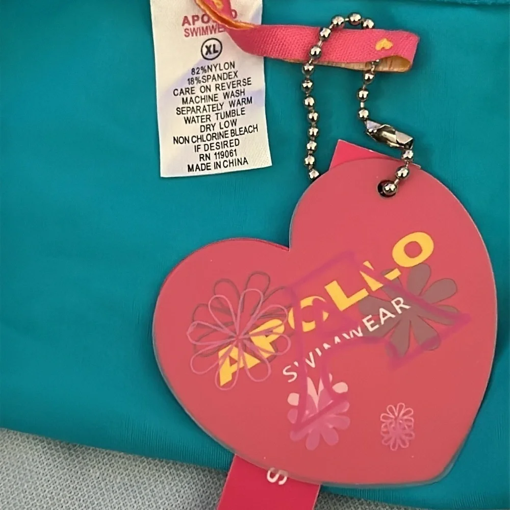 Apollo Swimwear side tie string bikini swim bottom size XL